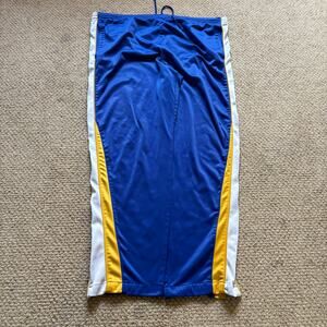 vintage y2k 2000s GTM Sportswear XXL baggy wide leg sweatpants blue yellow 44x31